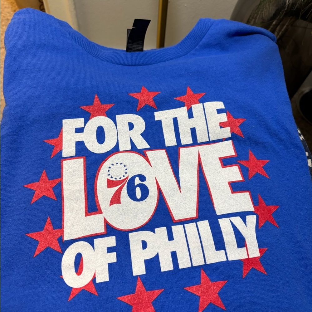 For The Love Of Philly 76ers Promo Tee